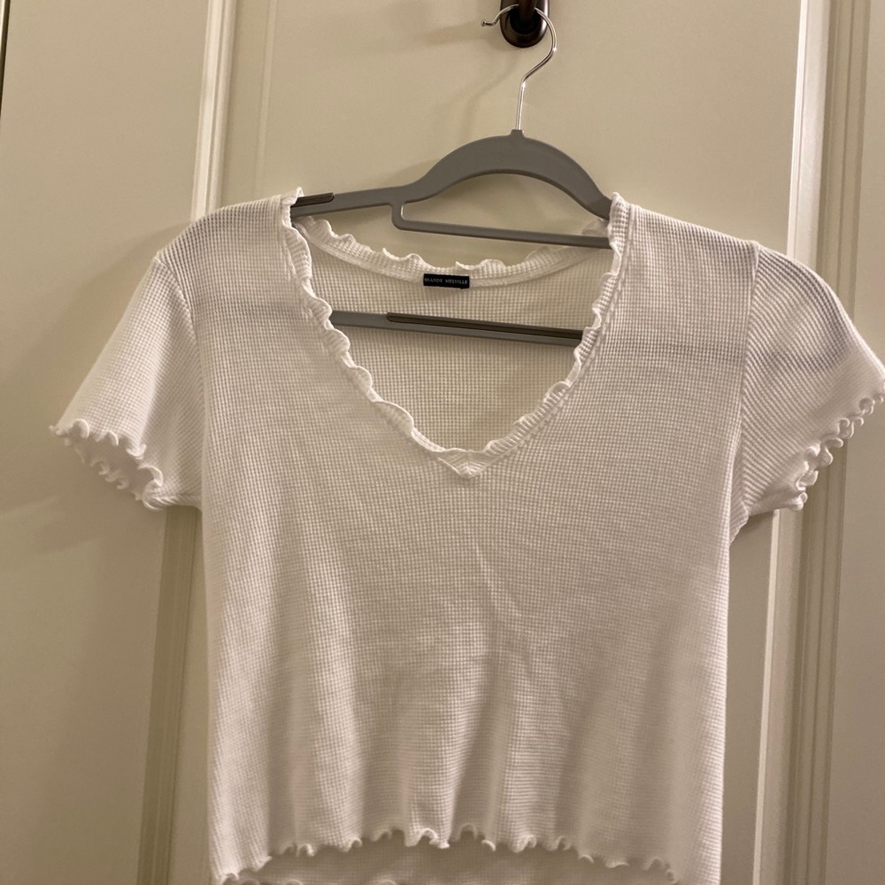 White V Neck top